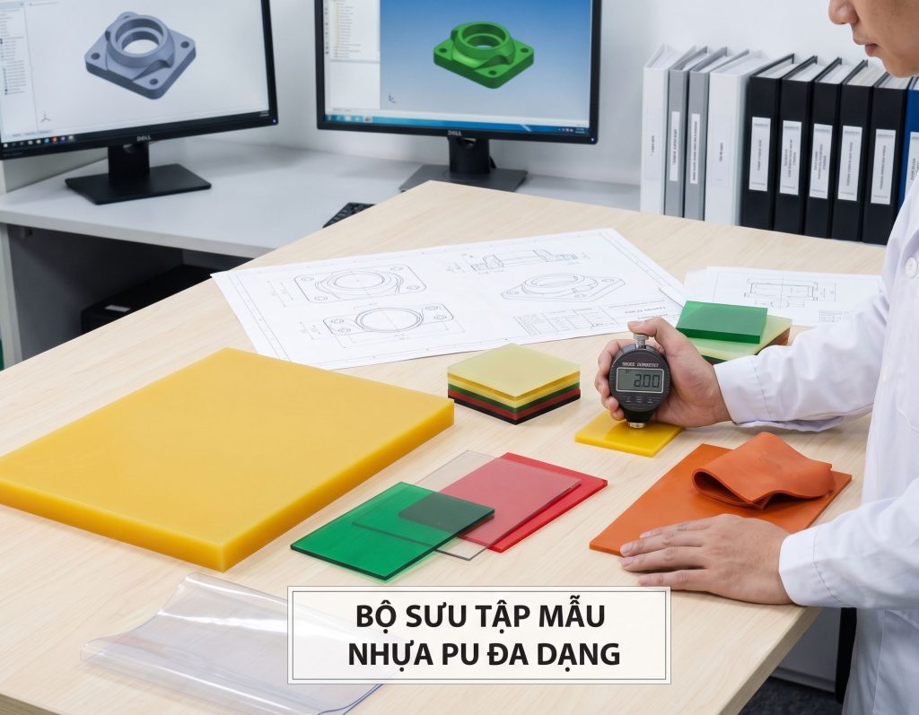 nhựa pu nhiều kích thước
